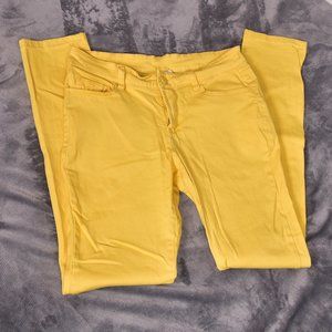 Trublu Women's Jeans Bright Yellow Skinny Size Medium